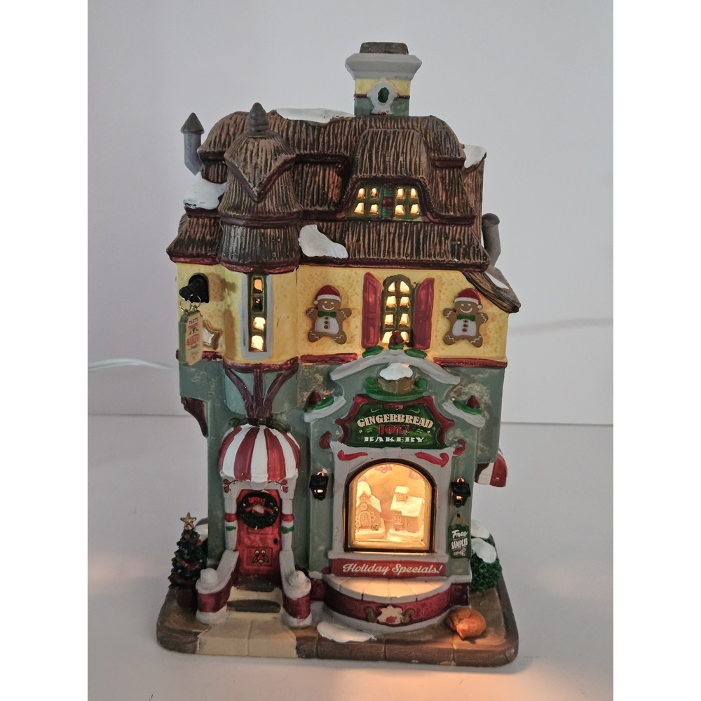 Lemax Gingerbread Joy Bakery Christmas Village Lighted House Caddington 15797
